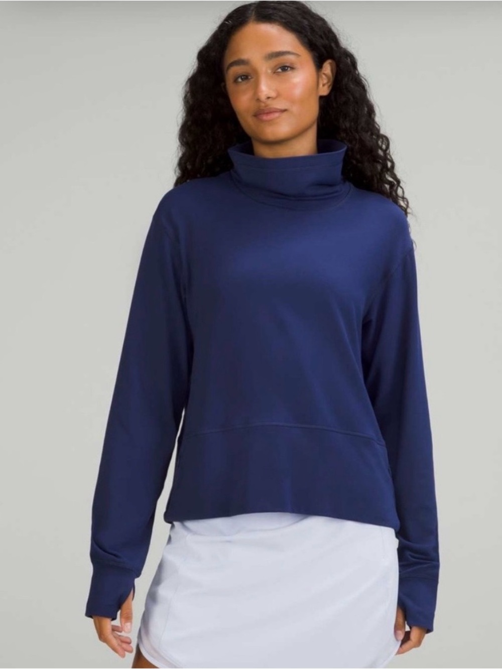lululemon athletica Deep Navy Cowl Pullover Sweater